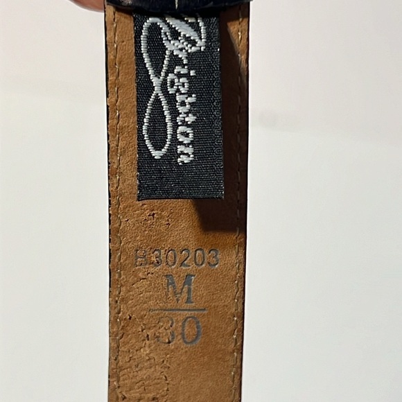 Brighton Women’s Black Belt Size Medium - Picture 11 of 11